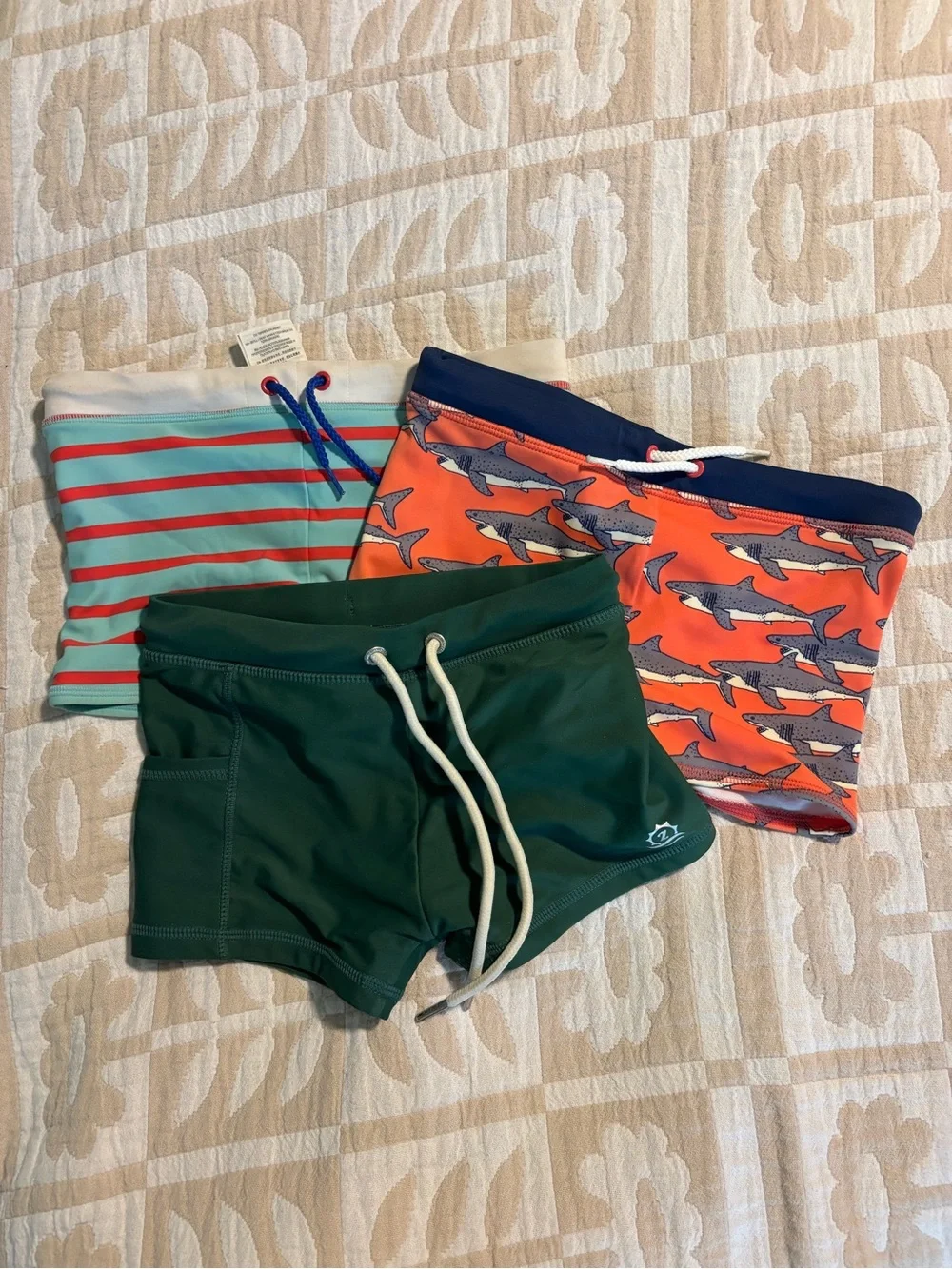 Lot Boys Euro Swin Trunks Briefs Swim Zip Mini Boden